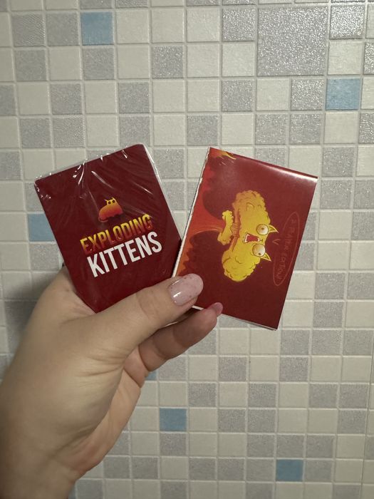 Настільна гра англійською Вибухові кошенята на двох