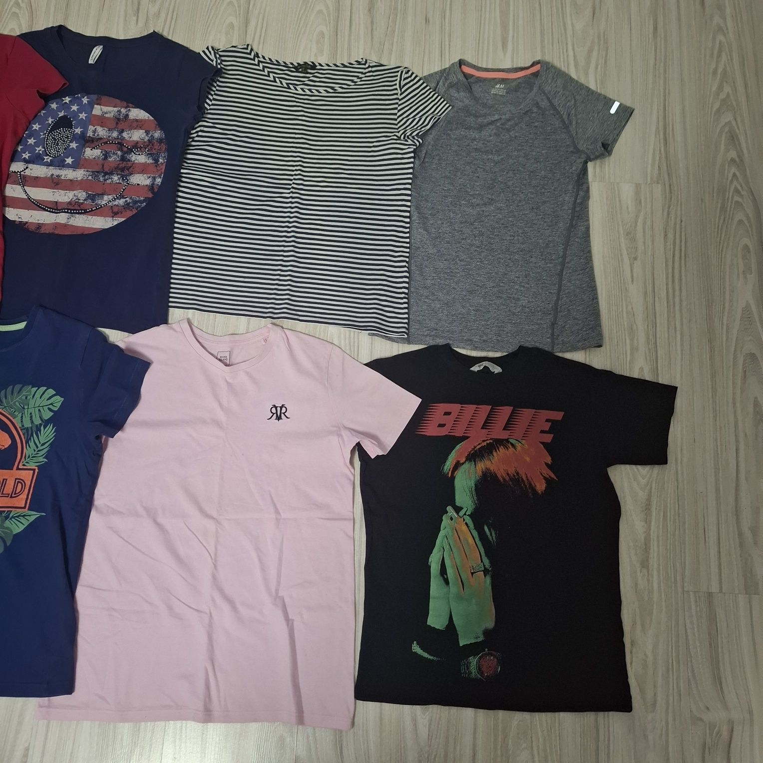 Tshirty bluzki HM Primark River Island r 146-152