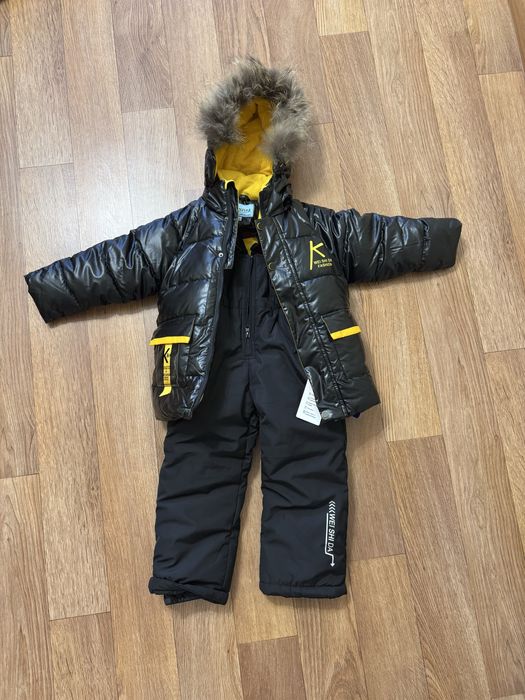 Зимовий комбінезон, костюм на хлопчика, напівкомбінезон зима НОВИЙ