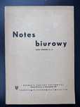 Notes biurowy a4, PRL