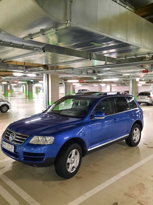Volkswagen Touareg 2,5 TDI manual, pneumatyka, hak 3,5 tony