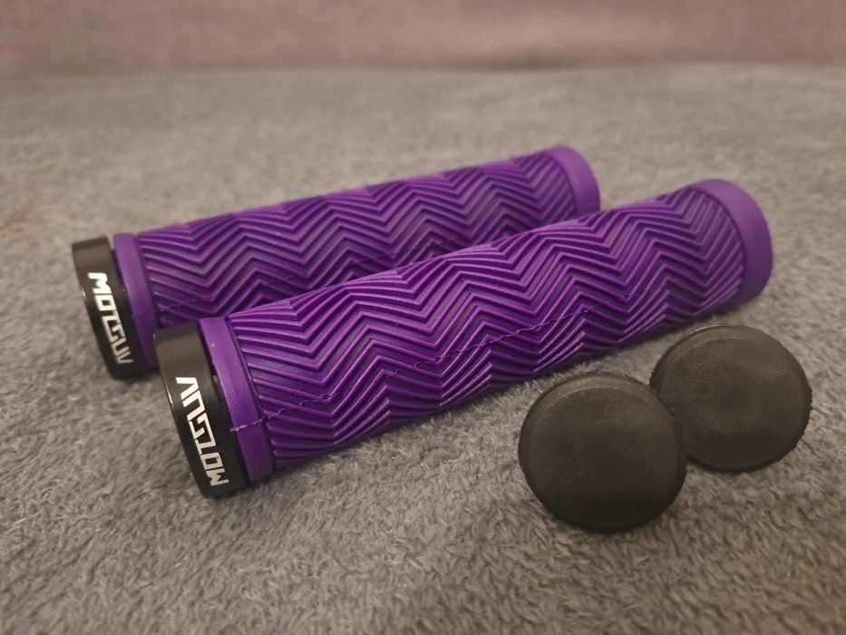 Fioletowe Chwyty / Gripy kierownicy Motsuv NOWE