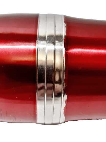 Кружка-термос, металлический термос, красная термо чашка с ручкой
