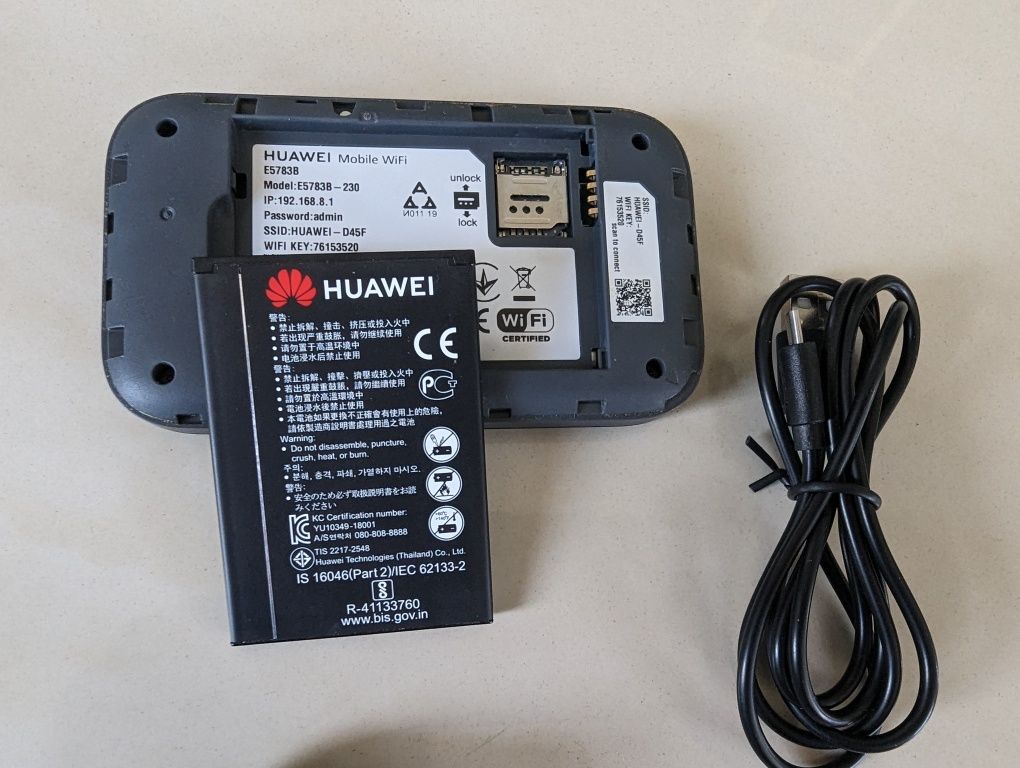 Router Huawei E5783B modem LTE 4G 300 Mbps cat7 WiFi przenośny szybki