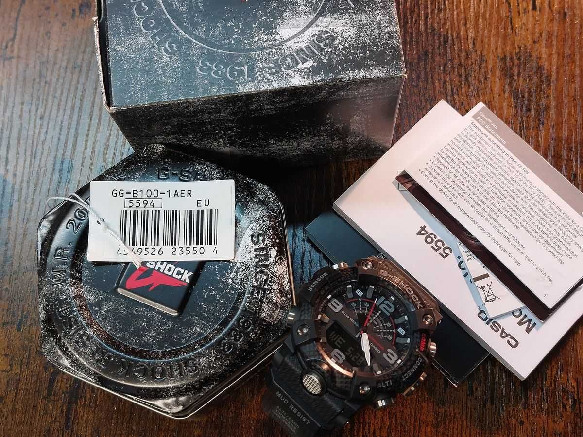 Zegarek Casio G-Shock GG-B100-1AER MUDMASTER