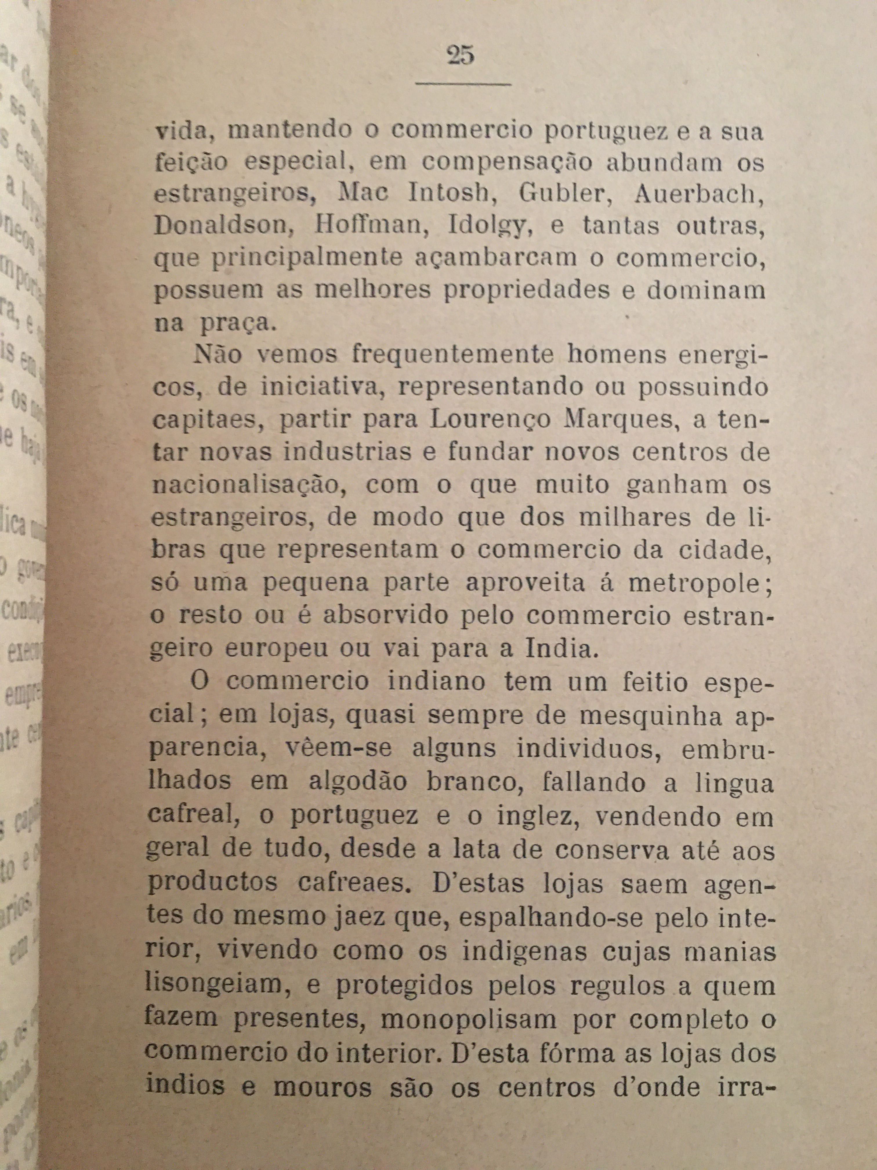 Lourenço Marques (1897)/Sul de Angola/ Nova Lisboa/ Congo