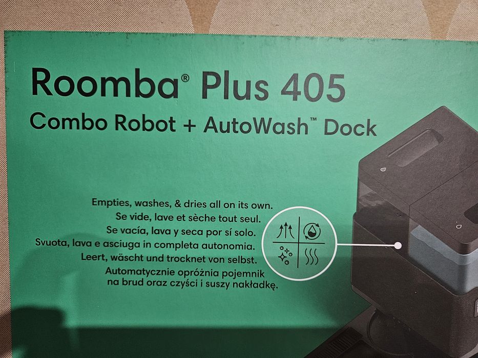 Aspirador Robô IROBOT Roomba Plus 405 Combo + Base Autowash - Novo