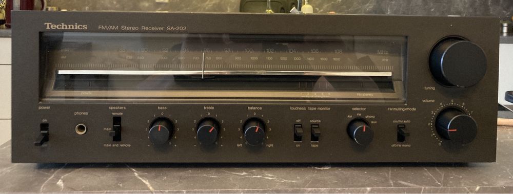 Amplituner Technics SA-202, radio, wzmacniacz