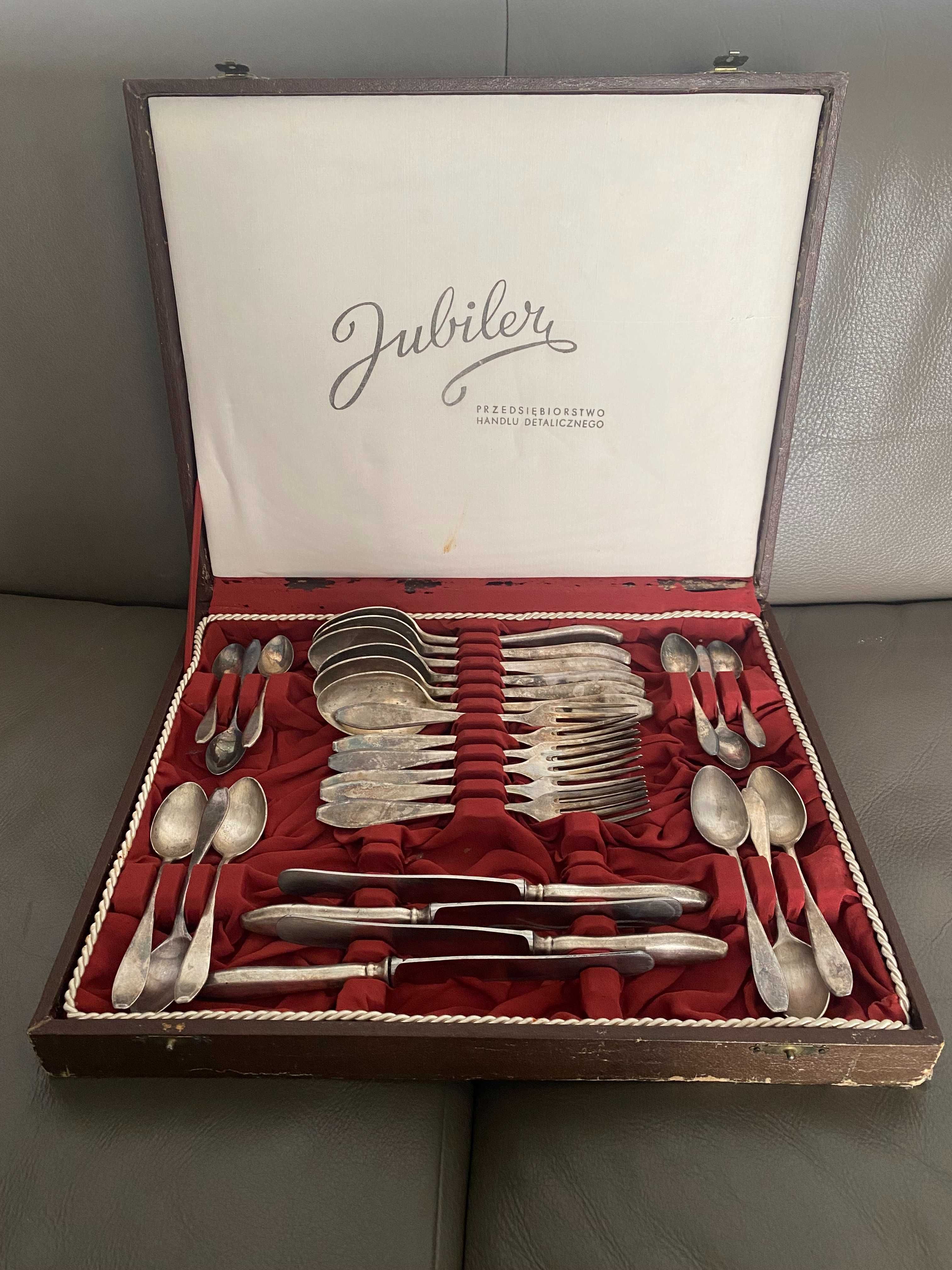 Jubiler - komplet sztućców Fraget wzór poznański - plater