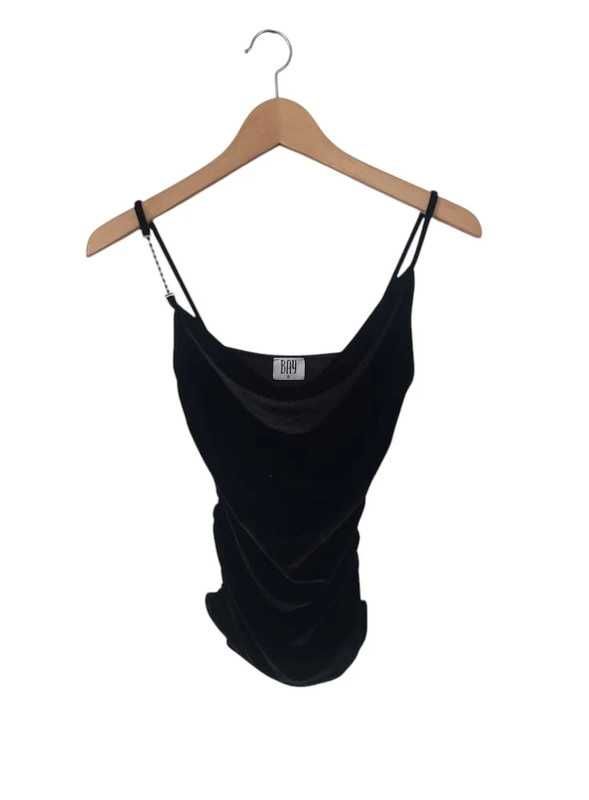 Bay aksamitny top vintage 34