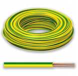 Przewód linka kabel jednożyłowy LGY 16 16mm 16mm2 żółto-zielony