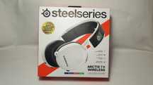 Słuchawki bezprzewodowe SteelSeries Arctis 7+WHITE stan IDEALNY.