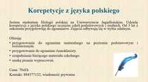 Korepetycje z języka polskiego