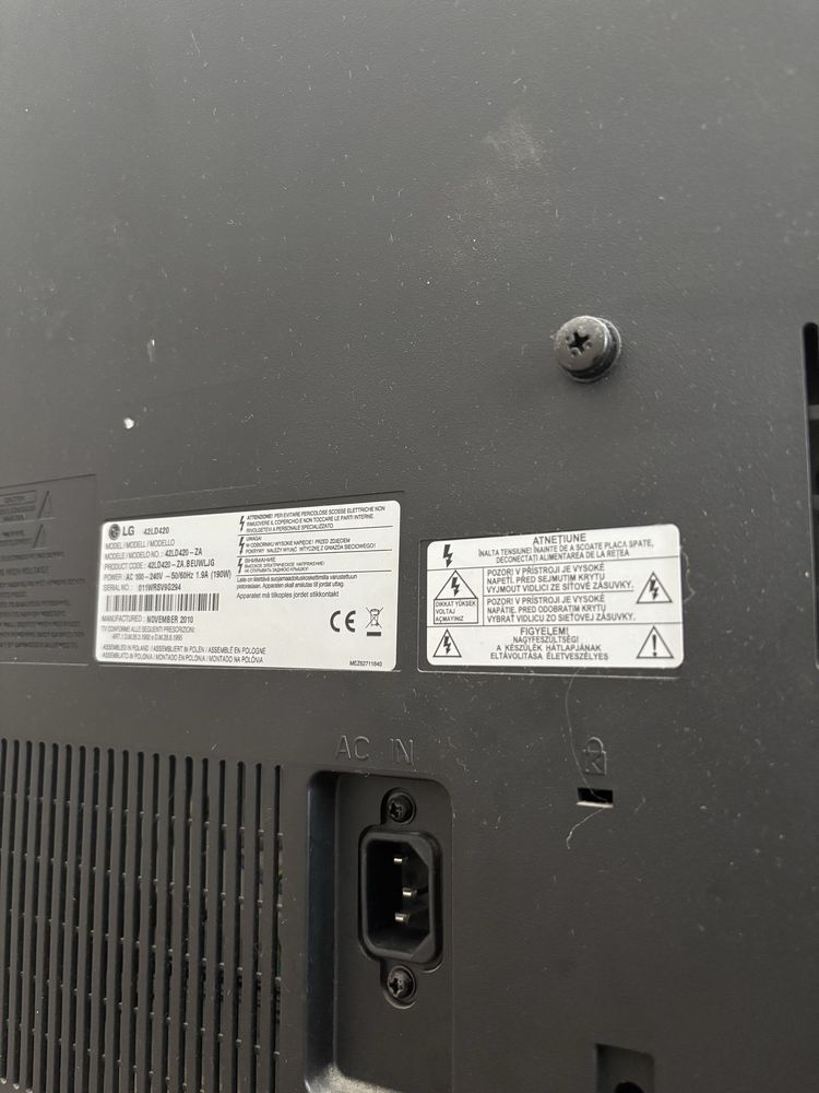 Elektronika telewizor LG