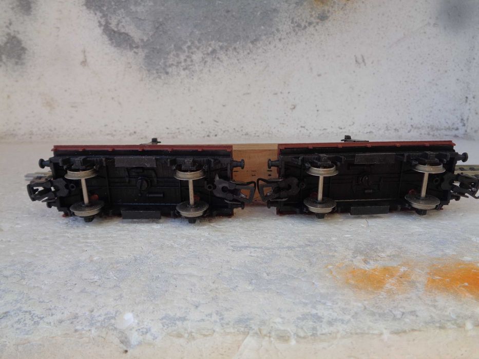 1:87 LIMA Transporte de madeira vagão mercadorias duplo