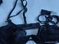Biustonosz stanik sexy H&M koronkowy 80A prześwituje