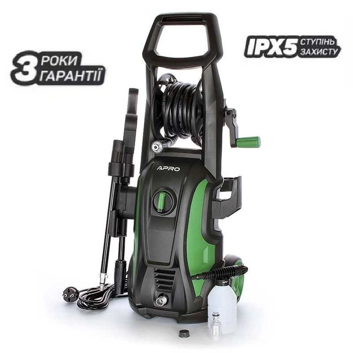 Мийка високого тиску APRO 2100Вт\170бар\432л\АСІНХРОНИЙ ДВИГУН\3 роки