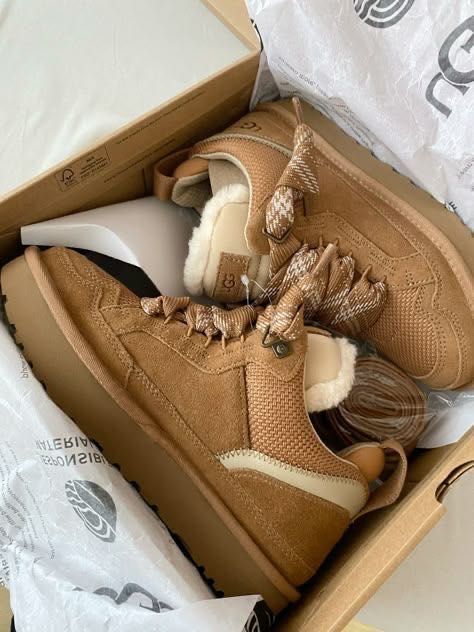 Ugg snickersy brązowe buty botki dla kobiet damskie