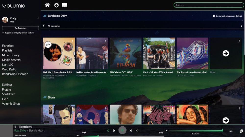 Mac mini 2012 Volumio стример