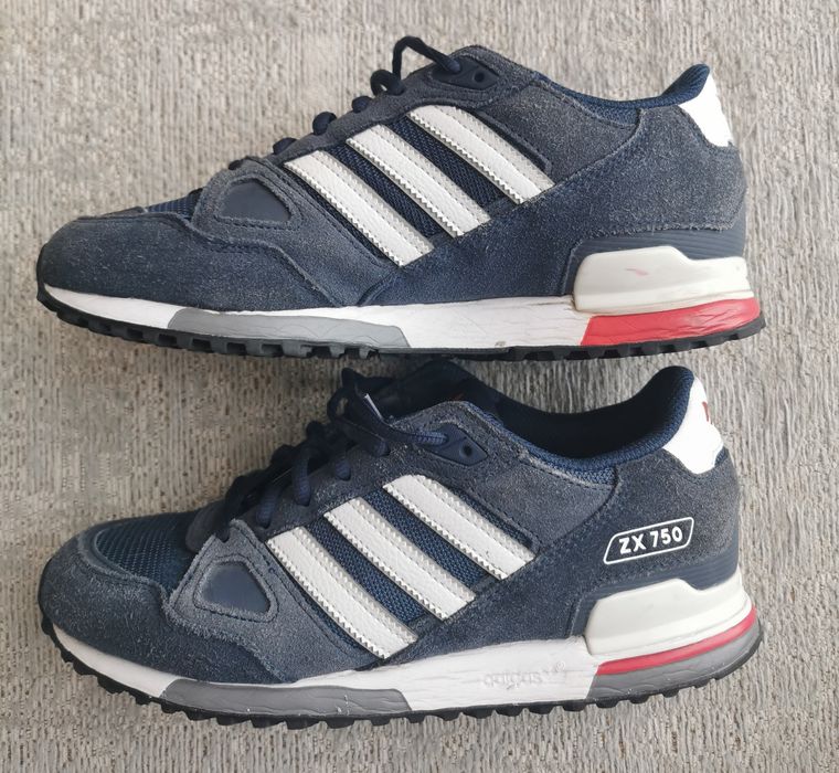 Sapatilhas Adidas ZX750 azuis T41  1/3
