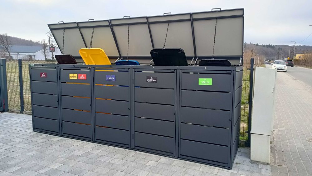 Obudowa Zabudowa Kosza Wiata Śmietnikowa  Domek Narzędziowy Garaż