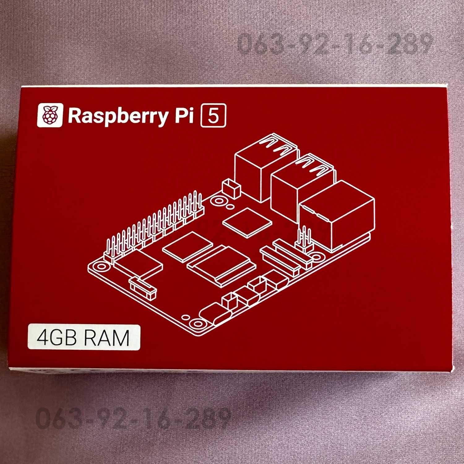 Raspberry Pi 5 4GB офіційний блок живлення система охолодження кулер