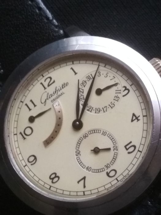 Glashite 40 mm bez koronki automatic chronograf automatic chronograf