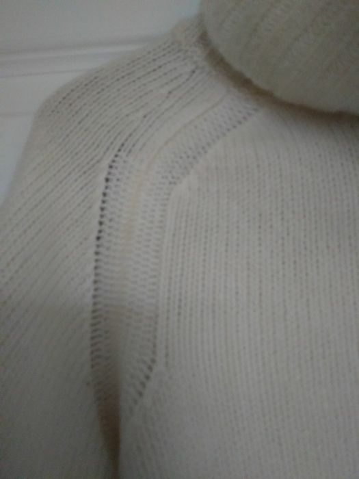 Sweter angora jedwab