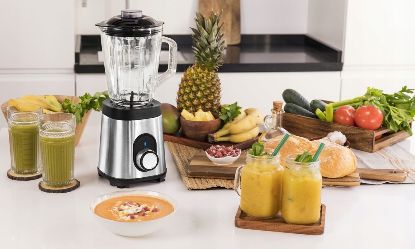 Blender kielichowy Cecotec 04156, 1000 W srebrny/szary