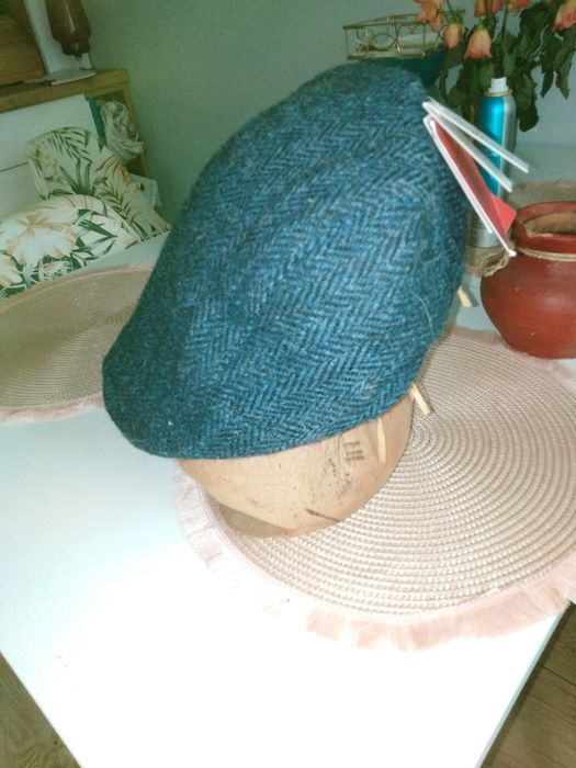 Piękny wełniany kaszkiet męski czapka