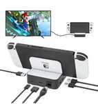 Док-станція 6 в 1 Lesooy Switch USB-C Зарядна станція