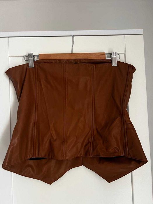 Шкіряний корсет, бренд-Andre Tan, розмір-L