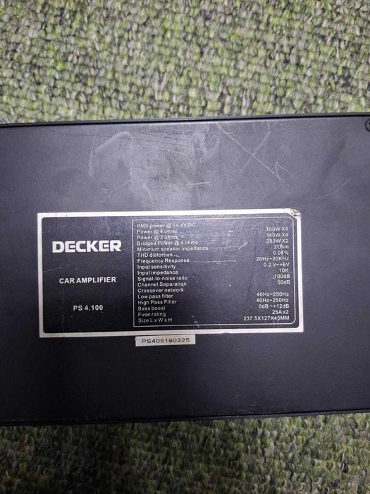 4-канальный усилитель DECKER PS 4.100