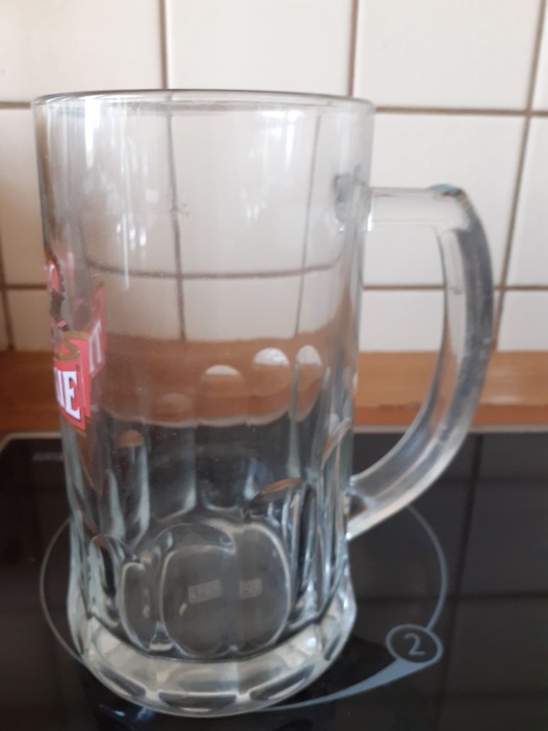 Kufel do piwa 0,5 l. z logo TYSKIE.