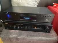 Zestaw  audio klasy HI fi wz cd kolumny podłogowe