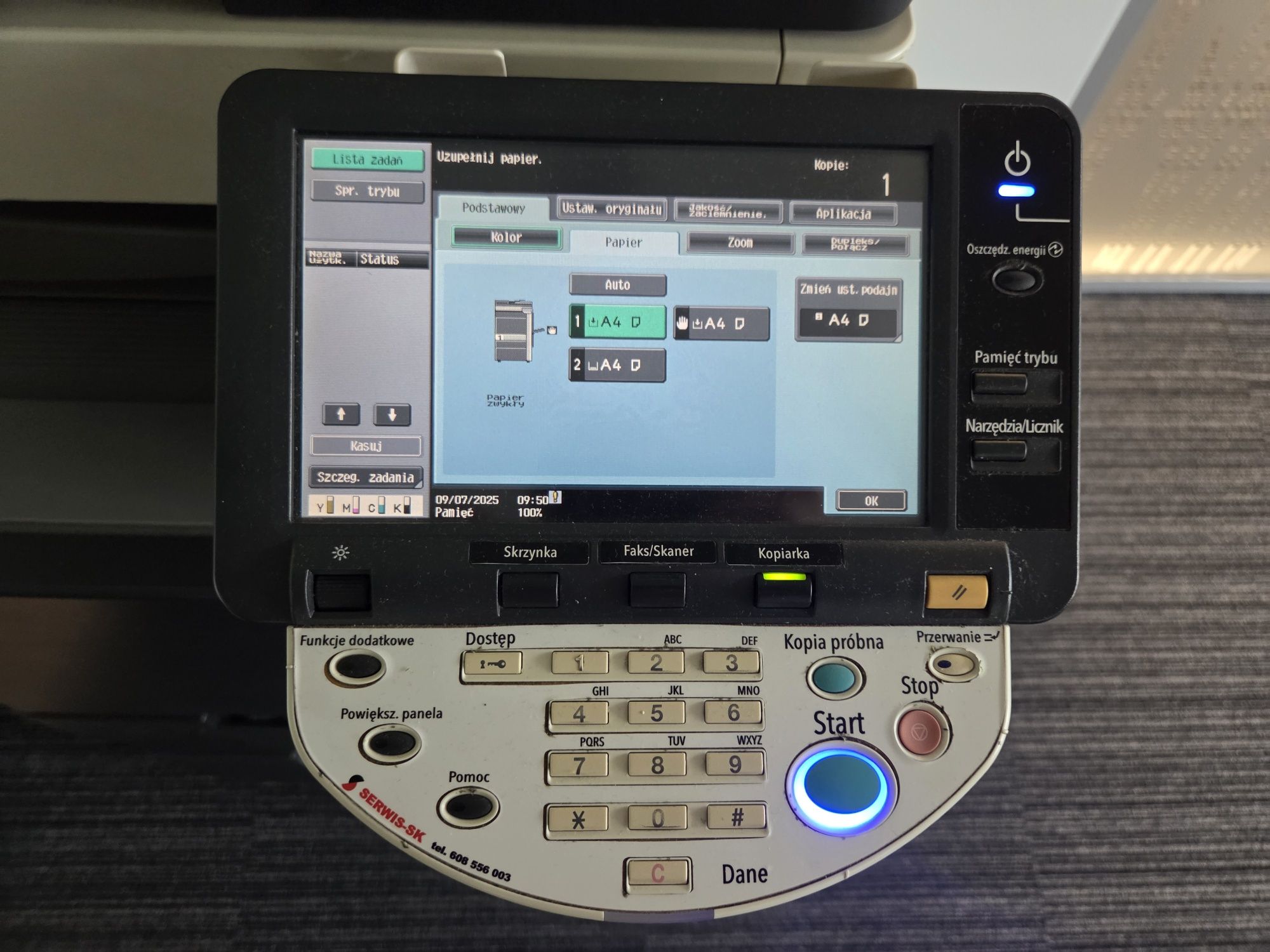 Konica Minolta 220 drukarka skaner