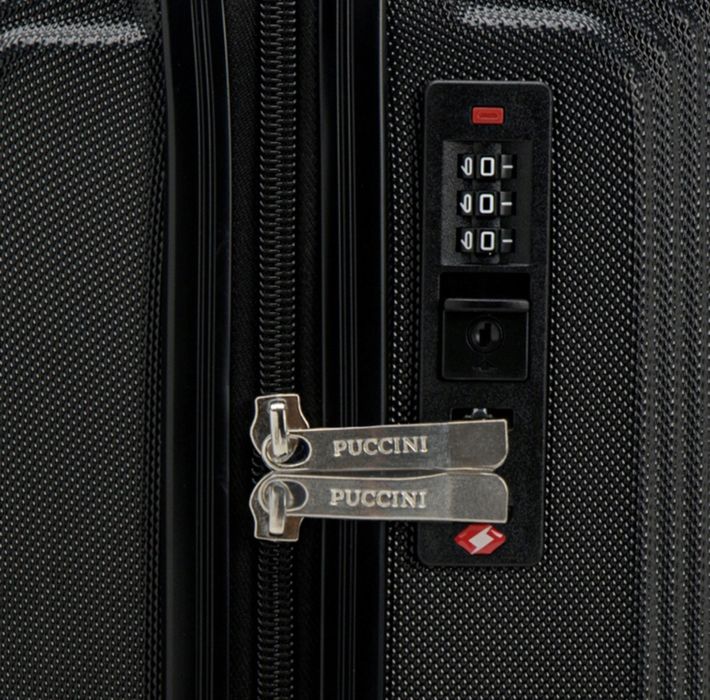 Mała walizka PUCCINI SAN DIEGO ABS025C 1 Czarna