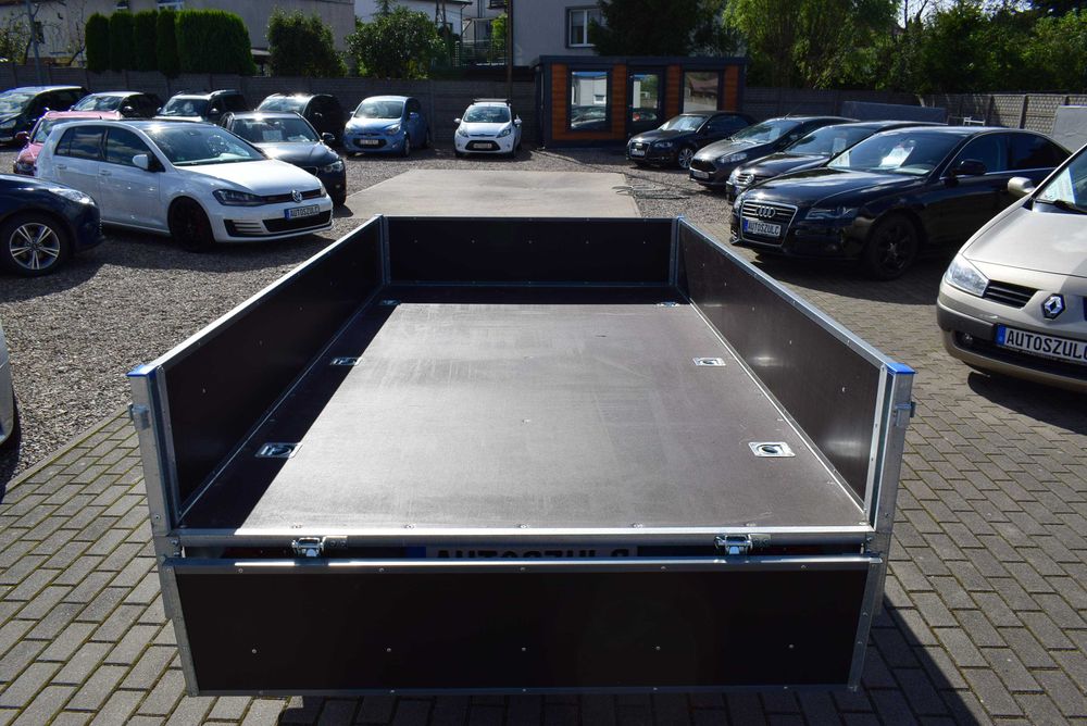Przyczepa dwuosiowa Faro, PLATFORMA, 263x150x35, DMC 750kg, MOCNA