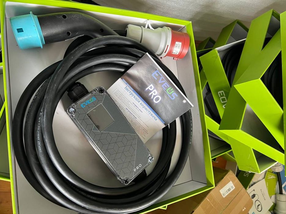 3х фазна зарядна станція Eveus PRO 3х32а 21 квт в г. Wi-Fi