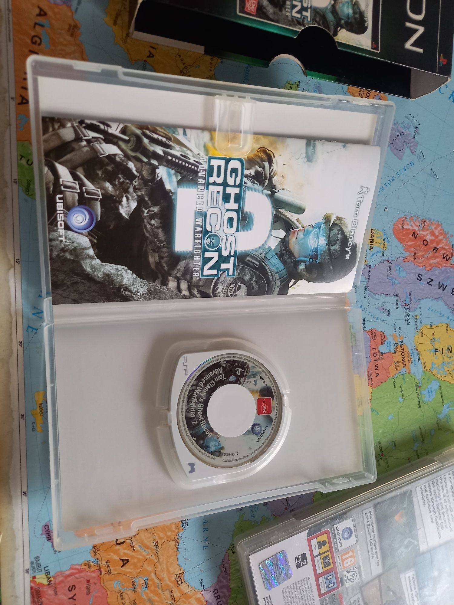 Gra Sony psp action pack tom clancy's splinter cell ghost recon 2
