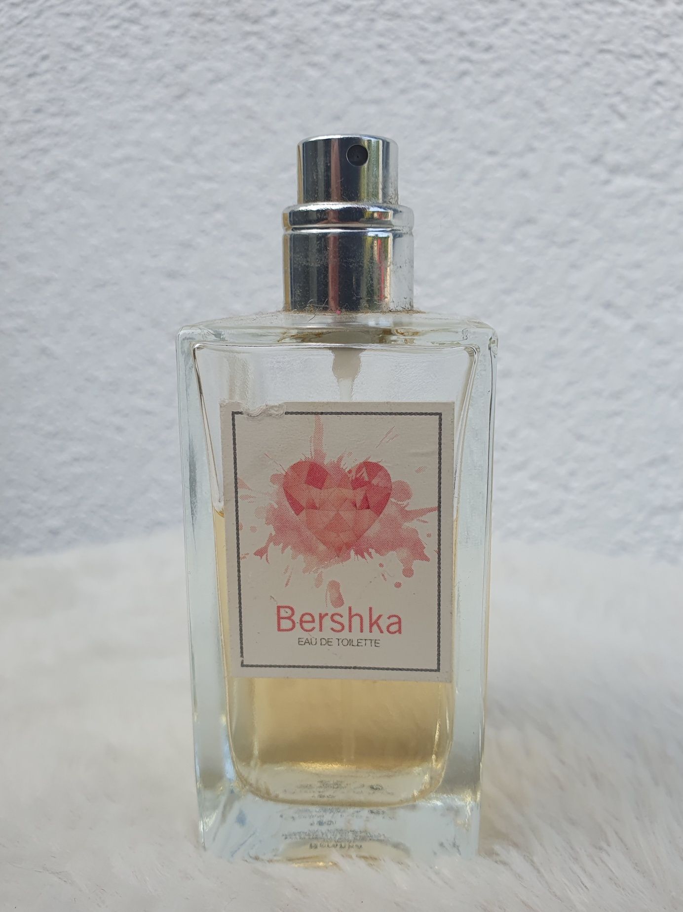 woda toaletowa Bershka Pink Heart vintage ubytkowe