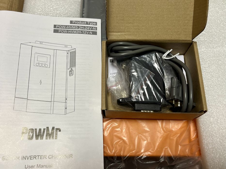 Гібридний інвертор Powmr. POW-HVM3.2H-24V-N + WiFi модуль