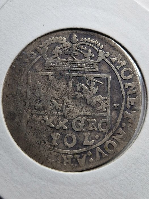 Moneta Tymf 1666 Jan II Kazimierz