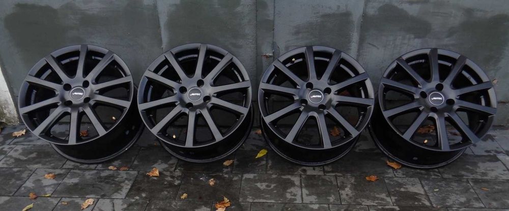 Czarne alufelgi 17 cali AUTEC 4x108 Ford, Opel, Peugeot, Citroen