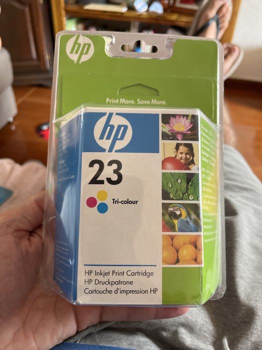 Tinteiro hp 23 tricolor original