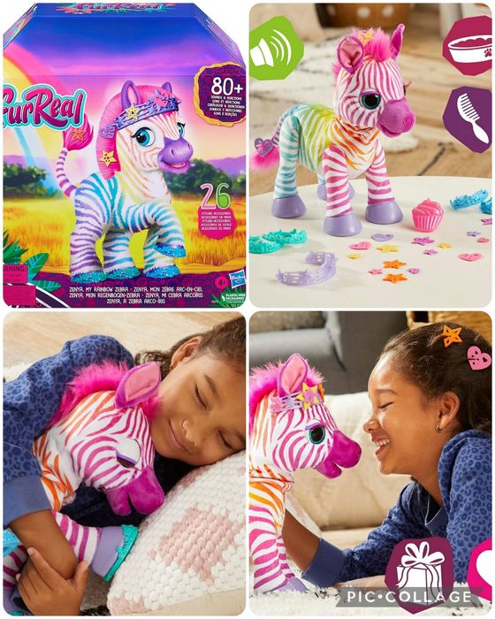 Ориг furreal дельфін owl cat kitty dog кот zebra зебра dolphin сова