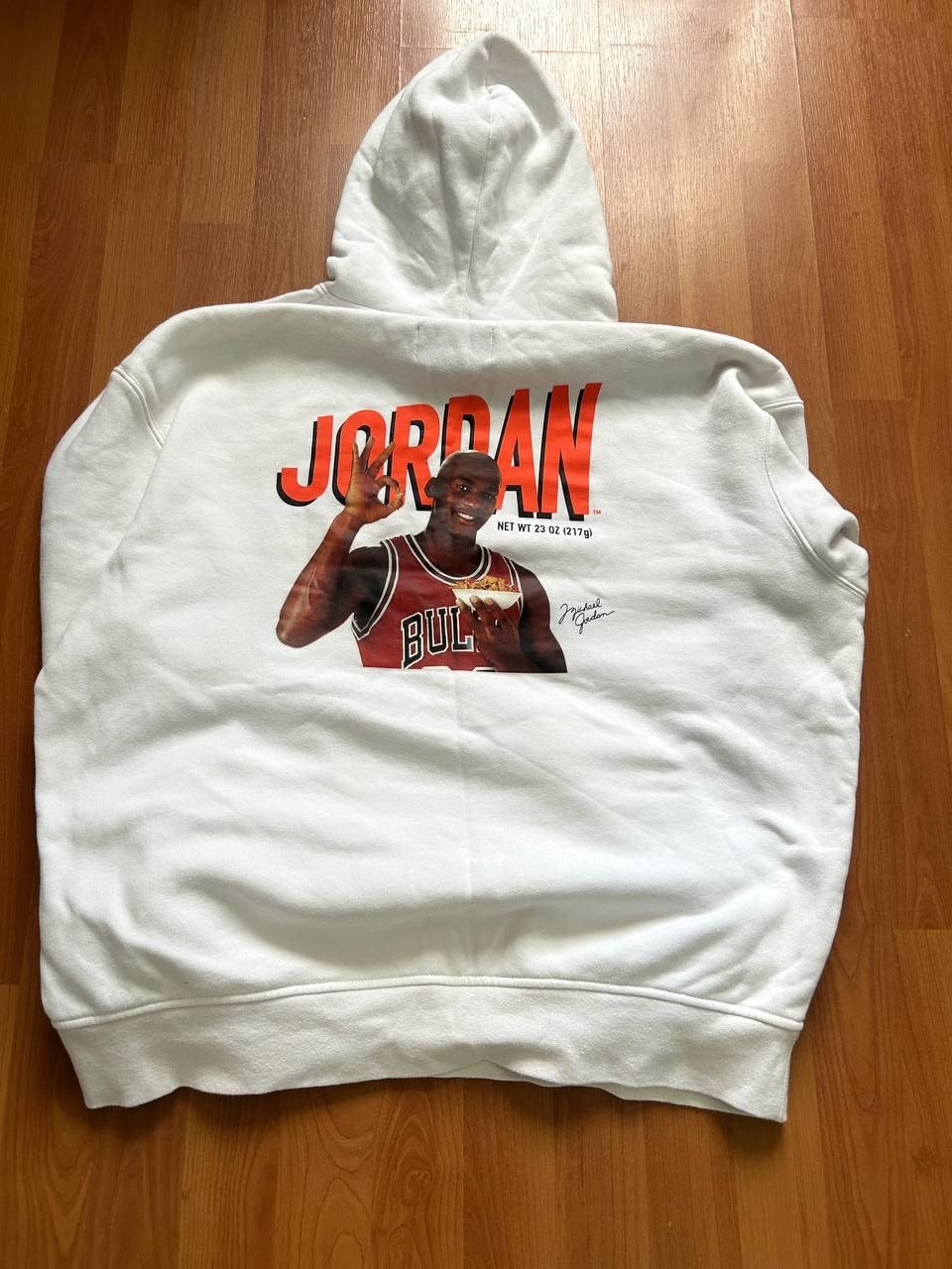 Оригінальне худі Nike Jordan Flight MVP Wheaties, біле, розмір L