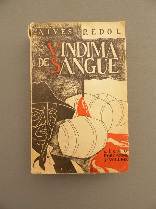 Livro Vindima de Sangue, 1ª Edição, Assinatura do Autor