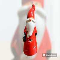 Mikołaj, lampka, ozdoba świąteczna, figurka