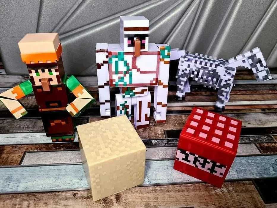 Figurki zestaw figurek styl Minecraft - nowa zabawka